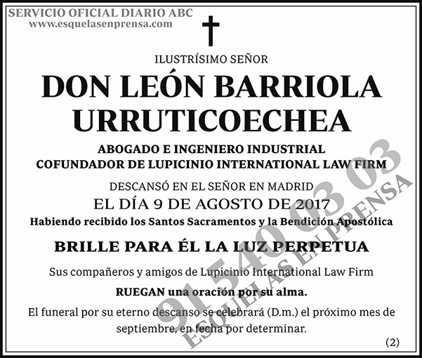 León Barriola Urruticoechea